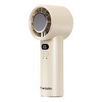 Verbatim Cool 'n' Go Ice Touch, Silber, Weiß, 1 Lüfter, Handventilator, 1 Stück(e), 8 W, Lithium-Ion (Li-Ion)