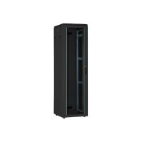 DIGITUS Unique DN-19 47U-6/6-B-1 - Schrank Netzwerkschrank - Schwarz, RAL 9005 - 47U - 48.3 cm (19")