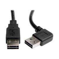 Eaton Tripp Lite Series Universal Reversible USB 2.0 Cable (Right/Left-Angle Reversible A to Reversible A M/M)