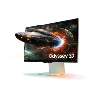 Samsung 27" Odyssey 3D (G90XF) 4K 165 Hz Gaming Monitor, 68,6 cm (27"), 2160 x 3840 Pixel, 4K Ultra HD, LED, 1 ms, Silber