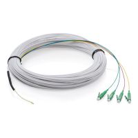 DIGITUS FTTH Drop Kabel, Singlemode, 4 Fasern, 4 LC/APC, 30 m