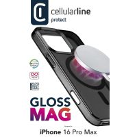 Cellularline 8018080482830, Cover, Apple, iPhone 16 Pro Max, 17,5 cm (6.9"), Schwarz