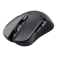 Trust GXT 931 Ybar - Maus - Mehrgeräte, Gaming - Für Rechtshänder - Laser - 6 Tasten - kabelgebunden, kabellos - Bluetooth, 2.4 GHz - kabelloser Empfänger (USB)