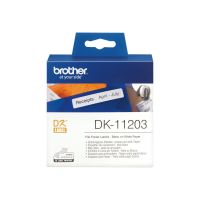 Brother DK-11203 - Schwarz auf Weiß - 17 x 87 mm 300 Etikett(en) (1 Rolle(n)