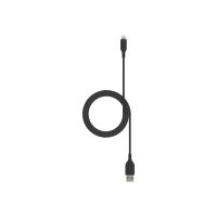 mophie essentials - Lightning-Kabel - USB männlich zu Lightning männlich - 1 m - Schwarz - USB Power Delivery (12W)