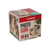 Canon Photo Cube Creative Pack - Glänzend - 2er-Pack - Schwarz, Farbe (Cyan, Magenta, Gelb)