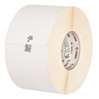 Zebra 8000T All-Temp, Weiß, Selbstklebendes Druckeretikett, Gestanztes Etikett, Rolle, Papier, Wärmeübertragung