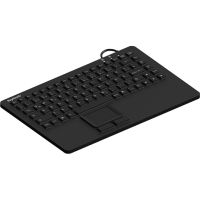 KeySonic KSK-5230 IN (UK) Industrie Tastatur, USB, Touchpad, schwarz, 2 Maustasten, wasserdicht IP68, Mini, Kabelgebunden, USB, QWERTY, Schwarz