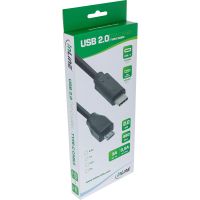 InLine USB 2.0 Kabel - USB-C Stecker an Micro-B - schwarz - 1m