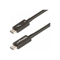 StarTech.com 1.6ft (50cm) Thunderbolt 4 Cable, 40Gbps, 100W Power Delivery, 4K/8K Video Support, Intel-Certified Thunderbolt Cable - Compatible w/ USB4/Thunderbolt 3/USB 3.2/USB Type-C/DisplayPort (TBLT4MM50CM)