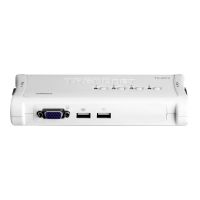 TRENDnet TK-407K - KVM-Switch - 4 x KVM port(s)