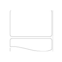 Zebra Z-Perform 1000D Removable - Papier - matt - entfernbarer Klebstoff - 142 Mikron - weiß - 44.45 x 69.85 mm 18600 Etikett(en) (12 Rolle(n)