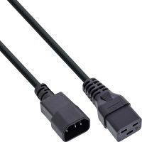 InLine Netz Adapterkabel - IEC 60320 C14 auf C19 - max 10A - 1m