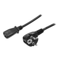 StarTech.com 2 m Computer Stromkabel, 18AWG, EU Schuko auf C13, 10A 250V, Schwarz Ersatz AC Netzkabel, Drucker Stromkabel, PC Stromversorgungskabel, Monitor Stromkabel - UL gelistet (PXT101EUR)