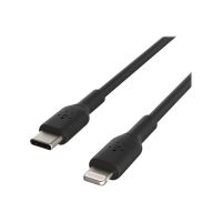 Belkin BoostCharge - Lightning-Kabel - 24 pin USB-C männlich zu Lightning männlich - 2 m - Schwarz - USB-Stromversorgung (18 W)