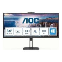 AOC Value-line CU34V5CW/BK - V5 series - LED-Monitor - gebogen - 86.4 cm (34")