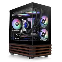 Thermaltake View 170 WS ARGB, Micro Tower, PC, Schwarz, micro ATX, Mini-ITX, SPCC, Gehärtetes Glas, Gaming