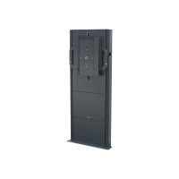 SMS Presence Wall/Floor Motorized - Aufstellung - motorisiert - für Flachbildschirm - verriegelbar - Dunkelgrau - Bildschirmgröße: 190.5 cm (75")