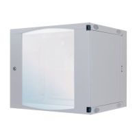 Intellinet Network Cabinet, Wall Mount (Double Section Hinged Swing Out), 12U, Usable Depth 235mm/Width 465mm, Grey, Flatpack, Max 30kg, Swings out for access to back of cabinet when installed on wall, 19", Parts for wall install (eg screws/rawl plugs)