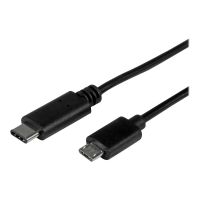 StarTech.com 0.5m USB-C Micro-B Kabel - USB 2.0 - USB-C zu Micro USB Ladekabel - USB 2.0 Typ C zu Micro B Kabel - Thunderbolt 3 kompatibel - USB-Kabel - 24 pin USB-C (M)