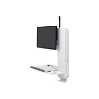 Ergotron Befestigungskit (vertikaler Hub) - für LCD-Display / PC-Ausrüstung - Steh-Sitz-Sysetm - weiß - Bildschirmgröße: bis zu 61 cm (bis zu 24 Zoll)