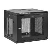 StarTech.com "9U Wall Mount Server Rack Cabinet - 4-Post Adjustable Depth (2"" to 19"")