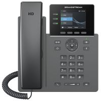 Grandstream GRP2611G, IP-Telefon, Schwarz, Kabelgebundenes Mobilteil, Tisch/Wand, Im Band, Außerhalb des Bandes, SIP-Info, Benutzer