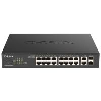 D-Link DGS-1100-18PV2, Managed, L2, Gigabit Ethernet (10/100/1000), Power over Ethernet (PoE), Rack-Einbau, 1U