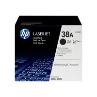 HP 38A - 2er-Pack - Schwarz - original - LaserJet - Tonerpatrone (Q1338D)