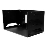 StarTech.com Wandmontage Server Rack mit Fachboden - 4HE - Anpassbar von 30,5 cm - 45,7cm - Rack (Wandbefestigung)