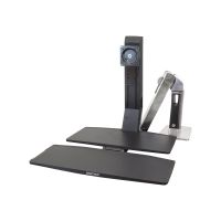 Ergotron WorkFit-A Single LD Workstation With Worksurface