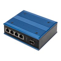 DIGITUS Switch - industriell - unmanaged - 4 x 10/100/1000 (PoE)