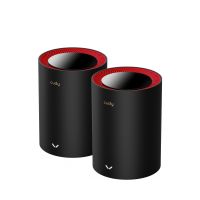 CUDY M3000 2-Pack, Schwarz, Rot, Intern, Mesh-System, Mit kugelförmiger Richtcharakteristik, 445 m², 30 dBmW