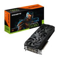 Gigabyte GeForce RTX 5080 WINDFORCE SFF 16G Grafikkarte - 16GB GDDR7, 256 Bit, PCI-E 5.0, 2617 MHz Core Clock, 3 x DisplayPort, 1 x HDMI, GV-N5080WF3-16GD, GeForce RTX 5080, 16 GB, GDDR7, 256 Bit, 7680 x 4320 Pixel, PCI Express 5.0