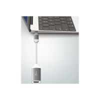 j5create JCA153G - Videoadapter - 24 pin USB-C männlich zu HDMI weiblich - 10 cm - abgeschirmt - weiß, Space-grau - unterstützt 4K 60 Hz (3840 x 2160)