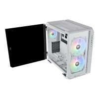 Thermaltake View 51 TG Snow - ARGB Edition - Tower - ATX - Seitenteil mit Fenster (gehärtetes Glas)