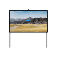steelcase Roam Collection - Klammer - für interaktives Whiteboard - Artic White, Microsoft Gray - Bildschirmgröße: 215.9 cm (85")