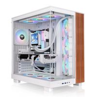 Thermaltake View 380 XL WS ARGB Snow, Midi Tower, PC, Weiß, ATX, micro ATX, Mini-ITX, SPCC, Gehärtetes Glas, Gaming