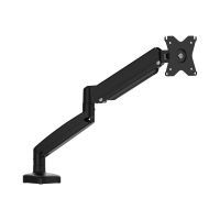 j5create JTSA101 - Befestigungskit (Monitorarm, Klemmmontagesockel, Tischplattenbohrung) - für Monitor - ergonomisch - Aluminium, Kunststoff, Stahl - Schwarz - Bildschirmgröße: 43.2-81.3 cm (17"-32")