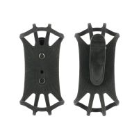 Mobilis Gürtel-Clip für Handy - universal, drehbar um 90°, mit Silikonhalter