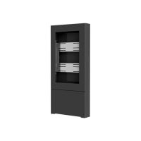 Chief Impact Floor Kiosks Series LF50UBP - Aufstellung - für LCD / AV System - verriegelbar - Schwarz - Bildschirmgröße: 127 cm (50")