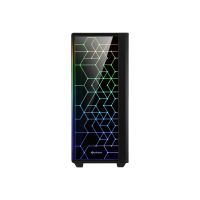 Sharkoon RGB LIT 100 - Tower - ATX - Seitenteil mit Fenster (gehärtetes Glas)