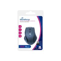 MEDIARANGE Maus - optisch - 5 Tasten - kabellos - kabelloser Empfänger (USB)