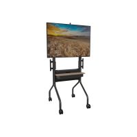 Chief Voyager Height Adjustable AV TV Cart - For LCD Displays 50-70" - Black - Wagen - für Flachbildschirm / Videokonferenzsystem - Schwarz - Bildschirmgröße: 127-191 cm (50"-75")