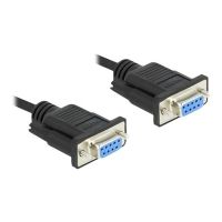 Delock Kabel seriell - DB-9 (W) zu DB-9 (W)