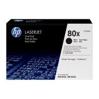 HP 80X - 2er-Pack - Hohe Ergiebigkeit - Schwarz - original - LaserJet - Tonerpatrone (CF280XD)