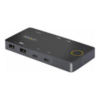 StarTech.com 2-Port USB-C KVM Switch, Single-4K 60Hz HDMI Monitor, Dual-100W Power Delivery Pass-through Ports, Bus Powered, USB Type-C/USB4/Thunderbolt 3/4 Compatible - Small Form Factor (C2-H46-UC2-PD-KVM)