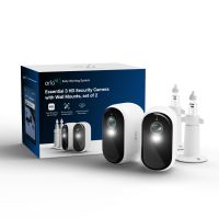 ARLO Essential 3 HD-Sicherheitskamera, 2er Set mit Halterungen, IP-Sicherheitskamera, Draußen, Verkabelt & Kabellos, Decke/Wand, Schwarz, Weiß, Box