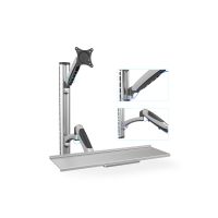 DIGITUS Arbeitsplatz (Monitor, Tastatur, Maus) Wandmontage