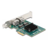 Delock PCI Express x1 Karte zu 2 x RJ45 Gigabit LAN BCM, PCIe, RJ-45, Weiblich, PCIe 2.0, Grau, PC